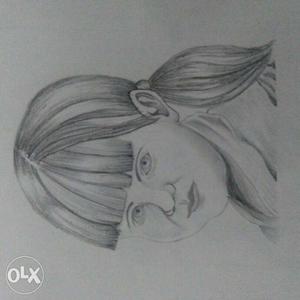 Girl With Bangs Sketch