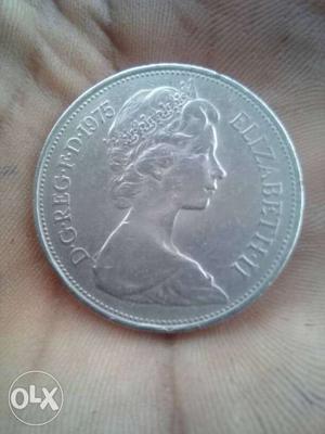 Maharini Elizabeth-II silver coin Coin