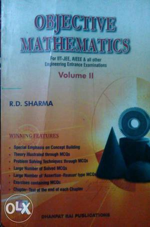 Objective Mathematics Volume 1 and 2 By R.D. Sharma