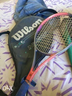 Pro star unbranded tennis racquet along with