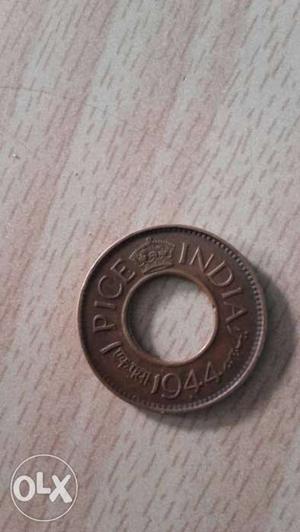 Round 1 Indian Pice Coin 