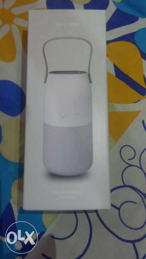 White Bluetooth Speaker in Bottle Shape
