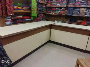 Wooden shop counters for sale.