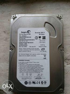 160 GB sata Seagate hard disk 