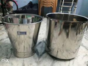 3 Stainless Steel Pots