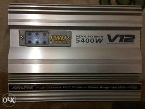 Alpine 4 channel amp+ pioneer double qwal woofer