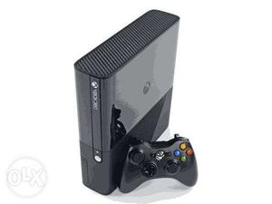 Balck Xbox 360 Game Console With Black Dualshock 4