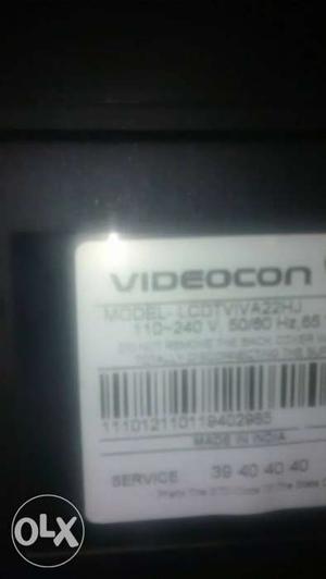 Black Videocon tv