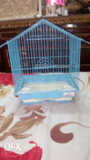 Blue Collapsible Cage