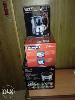 Bread toster coffee maker and rice cooker it's