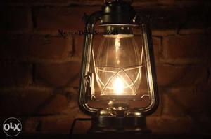 Gray Kerosene Lamp