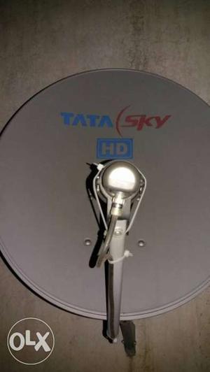 Gray Tata Sky Satellite Dish