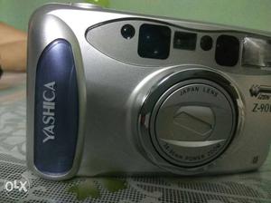 Gray Yashica Point And Shoot Camera