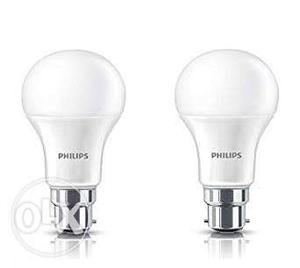 Philips 9 Watts, White LED Bulbs.