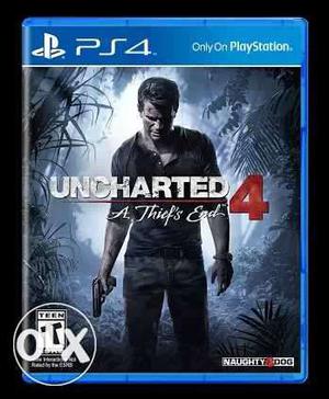 Ps 4 uncharted 4. good condition.