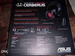 Sealed Pack Asus Cerberus gaming Headphones.