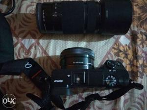 Sony a DSLR Camera With dual Lens 2months old