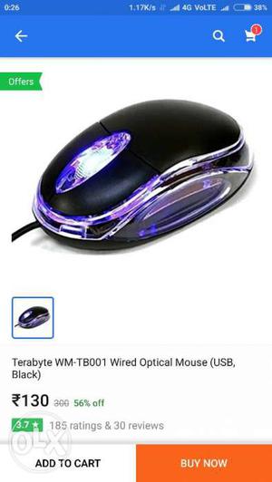 Terabyte WM-TB001 Wired Optical Mouse (sealed pack with