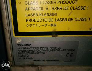 Toshiba photo copy machine in working condition