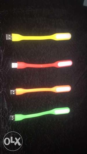 USB Light,4 peice for Rs 120, All colours