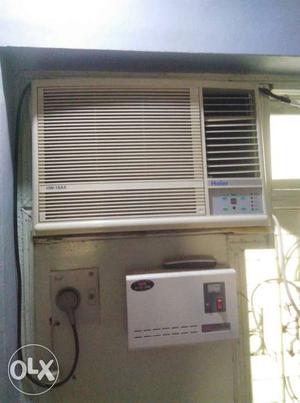 White Haier Window-type Air Conditioner