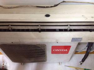 White Onida Split-type Air Conditioner With Air Condenser
