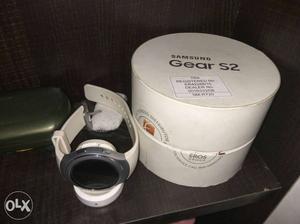 White Samsung Gear S2 With Box