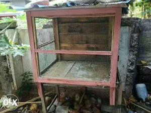 3*3 Wood cage suetable for birds