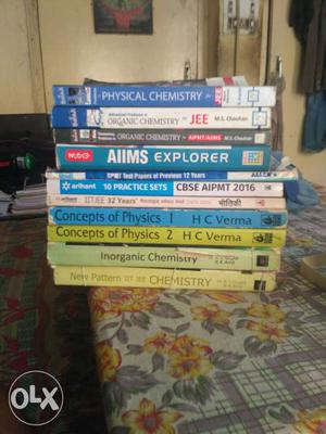 All types of aipmt book available Hc verma Ms chouhan Aiims