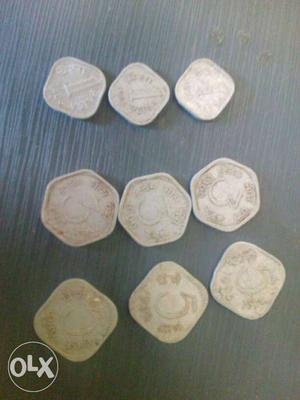 Ancient 1paise 3paise,5paise coins for sale...Few pieces