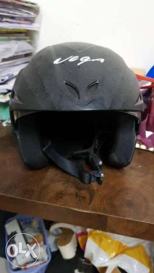 Black Vega Half-face Helmet