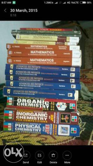 Iit Jee Advanced Books Of All Subjects,maths