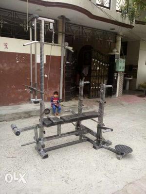Multipurpose exercise bench.