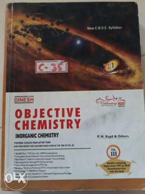 Objective Chemistry Inorganic Chemistry Boopk