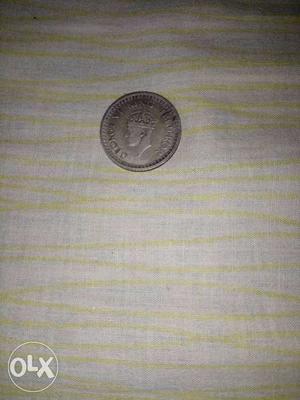 This is a  Indian Half rupee coin