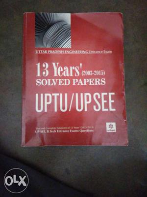 Upsee entrence exam book good condition