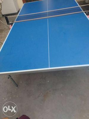 White And Blue Ping Pong Table