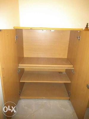 Wooden cupboard. height 4 fts width 3 fts n dept