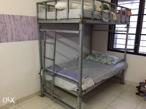 2 - Steel bunkbeds; will last forever. Can be