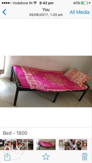 3 months old bed with mattress in excellent condition.
