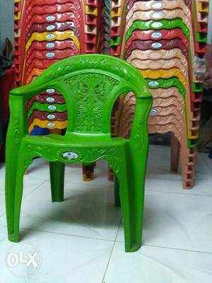 50 Unused Plastic Chairs Useful To Below 5 Years