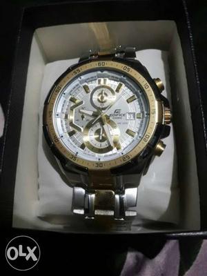 A Totally Brand New chronography Casio Edifice is