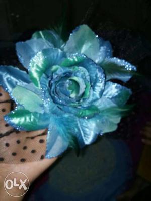 Blue And Green Artificial Flower