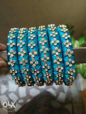 Blue Diamond Thread Bracelets