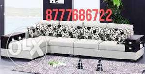 Brand new L shaped sofa with 2 yrs warranty