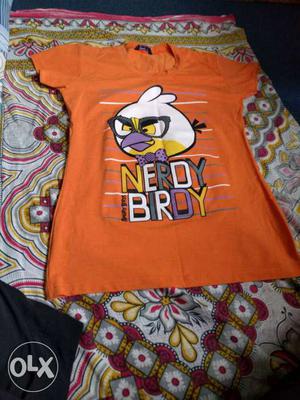 Brand-new T-shirt.. orange angry bird T-shirt