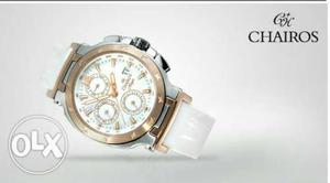 Chairos Maya White Watch Brand New