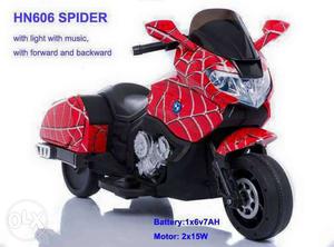 Children's HN606 SPider Ride On Toy