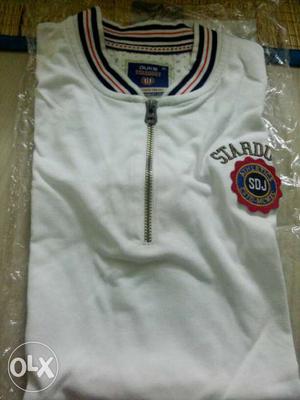 Duke strausdust white tshirt(size-40)