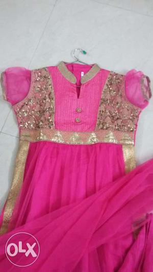 Fancy dress with dupatta, from neerus, bright